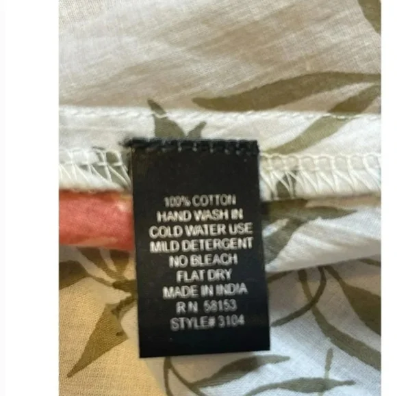 NWT $95 Anthropologie Chaudry KC Floral Shirt Size M Long Sleeve Cotton - Picture 2 of 5